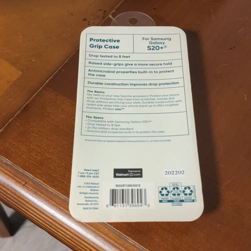 onn. brand phone case for the Samsung Galaxy S20+